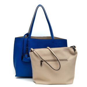 Borsa Oboustranná Taška Blue&Beige