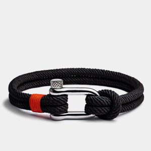 Stylový pánský náramek Alchor Black
