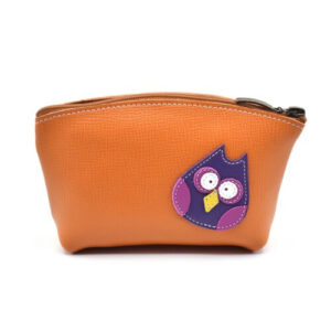 Držák na make-up nebo pero z kůže Sova