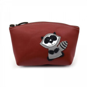 Držák na make-up nebo pero z kůže Mýval