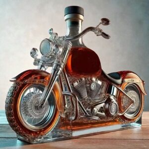 Skleněný držák na nápoje do motocykl