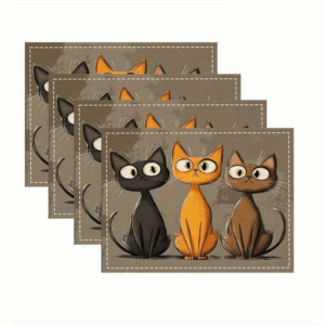 Sada prostírání 4 ks - kočky