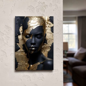 Tisk na plátně ženský portrét