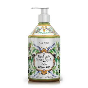 Krémové mýdlo s Olive oil 500ml / Vonné tóny: rebarbora, zázvor, bergamot a čerstvé olivy